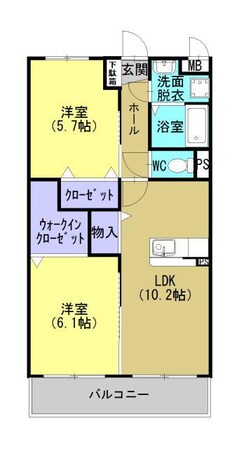 ＣＯＲＰＯＲＯＵＳみやこの物件間取画像